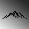 Wallity, Mountain - 5, Dekoratives Wandaccessoire aus Produktbild-Vorschau 4