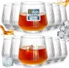 Vilde | Trinkgläser Set - 12 Stück - Geriffeltes Glas - 350 Produktbild-Vorschau 2