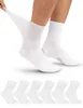 6x Socken Uni für Diabetiker und ohne Gummibund Weiß Gr. Produktbild-Vorschau 6