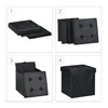 Tabouret avec rangement RD34411, noir Voir les images du produit 6