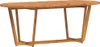 vidaXL Garten-Esstisch Oval 200x90x75 cm Massivholz Akazie Produktbild-Vorschau 1