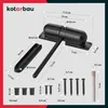 Gartentorschließer 120x30 schwarz Produktbild-Vorschau 3