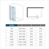Scharniertür 120X185cm Duschabtrennung Duschwand Produktbild-Vorschau 4