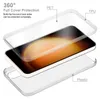 Cadorabo Hülle für Samsung Galaxy S23 in TRANSPARENT 360° Produktbild-Vorschau 2