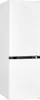 A white refrigerator with a sleek design, angled to show its side and front. Produktbild-Vorschau