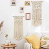 2 kusy Macramé Nástěnný závěs Boho Deco Chic Tkaný gobelín Náhled obrázku produktu 5
