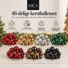 Mica Decorations Kerstballen Set Goud 46 Stuks - Productafbeelding-voorbeeld 2