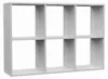 Topeshop MALAX 2X3 BIEL, Biela, 6 police/políc, Náhľad obrázku produktu 5