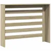 vidaXL Obložení radiátoru Sonoma dub 104x20x82 cm materiál Náhled obrázku produktu 4