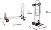 SucceBuy 2-in-1-Sackkarre aus Aluminium, Tragkraft 181 kg, Produktbild-Vorschau 8