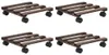 vidaXL Pflanzenständer mit Rollen 4 Stk. Zedernholz 25 x 25 Produktbild-Vorschau 6