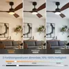 132cm Deckenventilator mit Beleuchtung und Fernbedienung DC Produktbild-Vorschau 2
