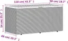 vidaXL Záhradná truhlica béžová 110x50x54 cm Poly ratan Náhľad obrázku produktu 12