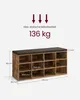 Banc à chaussures, Étagère à chaussures avec siège, Banc Voir les images du produit 11