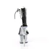 SKY-327RSI Damen Sandale von Pleaser, Silber Schwarz , EU Produktbild-Vorschau 4