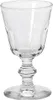 A clear glass wine glass with a stemmed base. Podgląd zdjęcia produktu