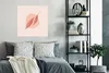 MuchoWow® Poster Abstrakte rosa Blatt Illustration 75x75 cm Produktbild-Vorschau 4