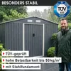 BRAST Gerätehaus Geräteschuppen Metall | 278x195x192 | Produktbild-Vorschau 9