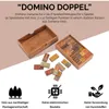 Domino Double 9 - gra salonowa z 56 płytkami | Dla 2-6 osób Podgląd zdjęcia produktu 9