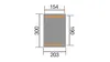 Sitzlaube 662 B x T x H 300 x 203 x 238 Produktbild-Vorschau 3