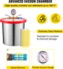 VEVOR 3 Gallone 12L Vakuumkammer 85L/Min 3CFM Vakuumpumpe Produktbild-Vorschau 12