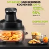 Tragbare Air Fryer Heißluftfritteuse, 4 l+4 l, 4-in-1: Produktbild-Vorschau 11