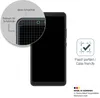 A close-up of a smartphone screen protector with text and icons indicating its features. Podgląd zdjęcia produktu