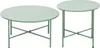 Set aus 2 Garten-Couchtischen aus Metall - Khaki - NIKAO Produktbild-Vorschau 1