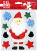 Gel-Sticker Weihnachten für Fenster - Weihnachtsmann Produktbild-Vorschau 1