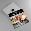 Wanduhr - Quadrat - Glasuhr - Gewürze Knoblauch Holz Salz - Produktbild-Vorschau 2