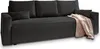 Sofa MENI Schwarz Kordstoff mit Schlaffunktion, Sofa mit Produktbild-Vorschau 2