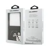 The image shows the front and back of a Karl Lagerfeld phone case packaging. Produktbild-Vorschau