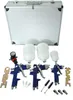 3x HVLP Spraypistole Lackierpistole Set Druckminderer Produktbild-Vorschau 2