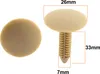 50pcs Automobile Voiture Beige Rivets Plastiques Porte Voir les images du produit 3