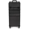 Kosmetikkoffer auf Rollen Aluminium Schwarz 70L Make-up Produktbild-Vorschau 8
