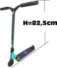A freestyle scooter is shown against a white background with a height measurement indicated. Voir les images du produit
