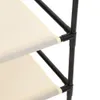 vidaXL Komoda z 4 materiałowymi koszami kremowa 63×30×71 cm Podgląd zdjęcia produktu 6