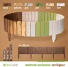 Rollborder Holz - 6 Farben - Höhe 20cm 30cm 40cm - braun 30 Produktbild-Vorschau 3