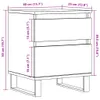 vidaXL Nachtkastje, look van gerecycled hout, 40x35x50 cm, Productafbeelding-voorbeeld 8