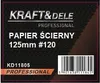 Kraft&Dele KD11805 papier ścierny 125mm tarcza P120 Podgląd zdjęcia produktu 9