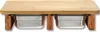KESPER Schneidebrett mit 2 Auffangschalen -FSC– 41 x 26,5 x Produktbild-Vorschau 4