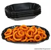 6x Black Fries Pommesschale schwarz Currywurst-Schale Produktbild-Vorschau 1