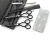 Haarschere Friseurscheren-Set schwarz Effilierschere, Produktbild-Vorschau 5