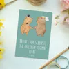 Mr. & Mrs. Panda Postkarte Braut Tag - Meeresbrise - Produktbild-Vorschau 2