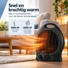 Kinzo Ventilatorkachel 2000W - Zwart - 2 Warmtestanden - Productafbeelding-voorbeeld 3