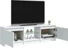 vidaXL TV-Schrank mit LED-Leuchten Weiß 120x30x36 cm Produktbild-Vorschau 3