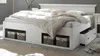 Bett "Hooge" weiß Pinie Landhaus Doppelbett mit 2x Produktbild-Vorschau 4