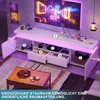 ProximaX TV-Schrank Hochglanz Weiß mit RGB-LED, Stauraum & Produktbild-Vorschau 6