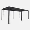 Pergola bioclimatica 3x6m in alluminio e acciaio, lamelle Anteprima dell’immagine prodotto 1