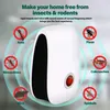 A white pest repeller device is shown with icons of various pests around it, indicating its function. Anteprima dell’immagine prodotto